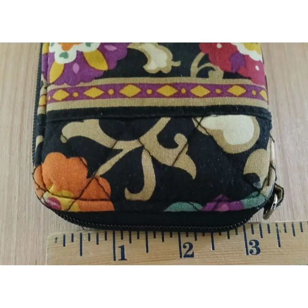 Vera Bradley Wristlet Carry it All Wallet Cell Phone Holder ID Floral Quilted